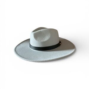 Lulu's Gray Wide-Brim Hat